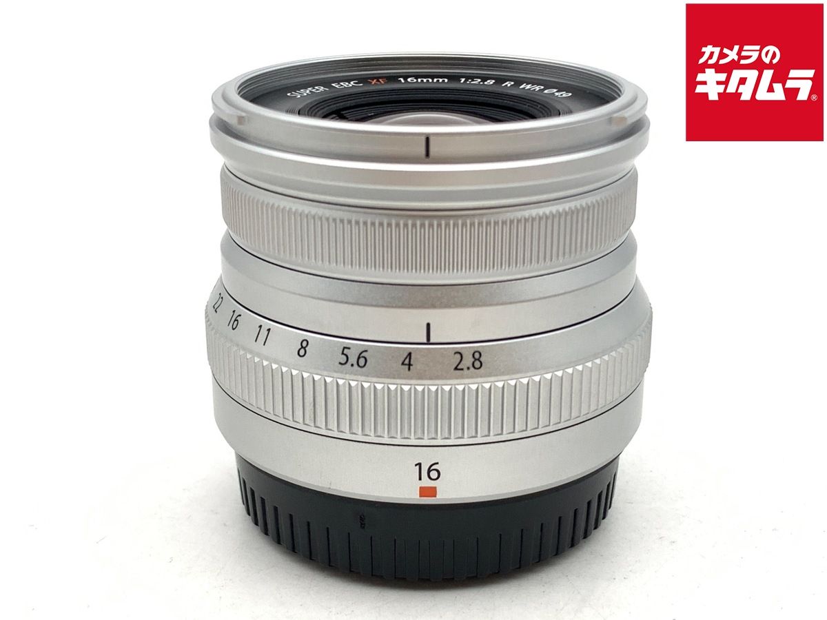 【中古】 【良品】 フジフイルム XF16mm F2.8 R WR シルバー