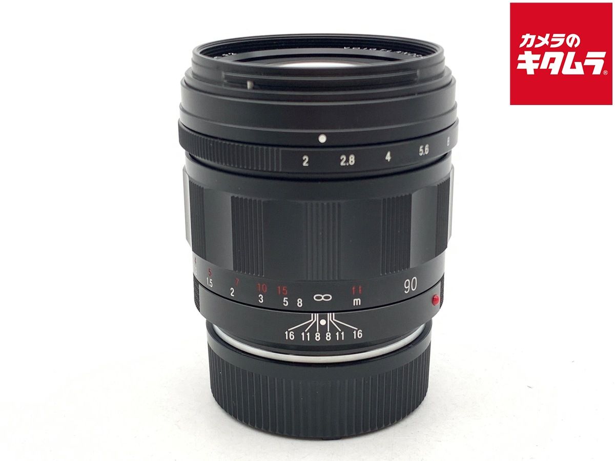 【中古】 【良品】 コシナ フォクトレンダー APO-ULTRON 90mm F2 VM ブラック（ライカM用）