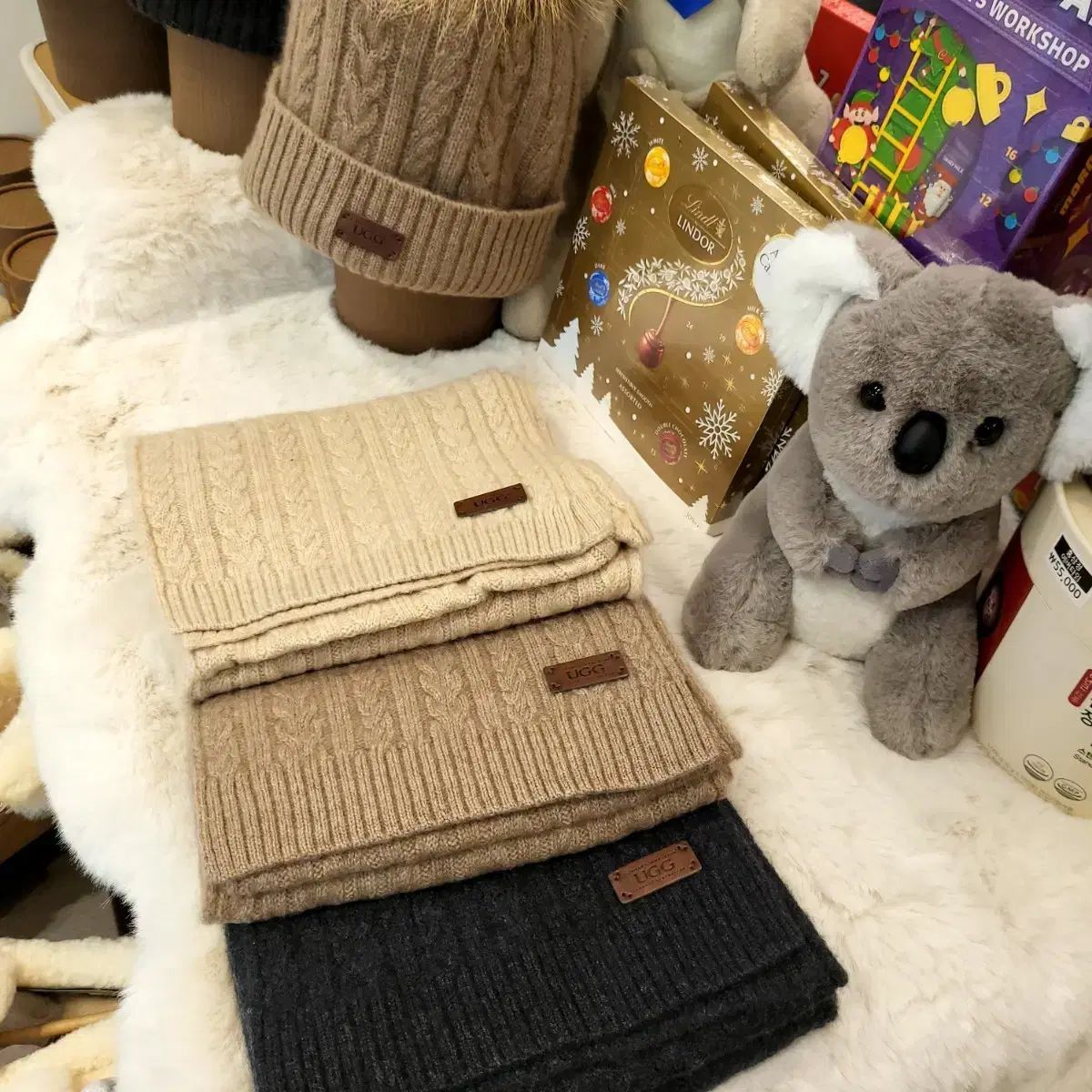 新品 UGGアグ 100%カシミア スカーフ