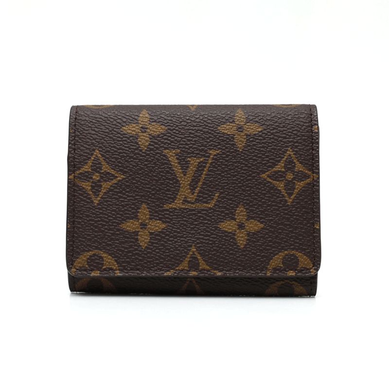 【楠本質店/元住吉】新品　LV/ルイヴィトン　カードケース アンヴェロップ･カルト ドゥ ヴィジット　カラー：ブラウン　M63801 箱付【中古】