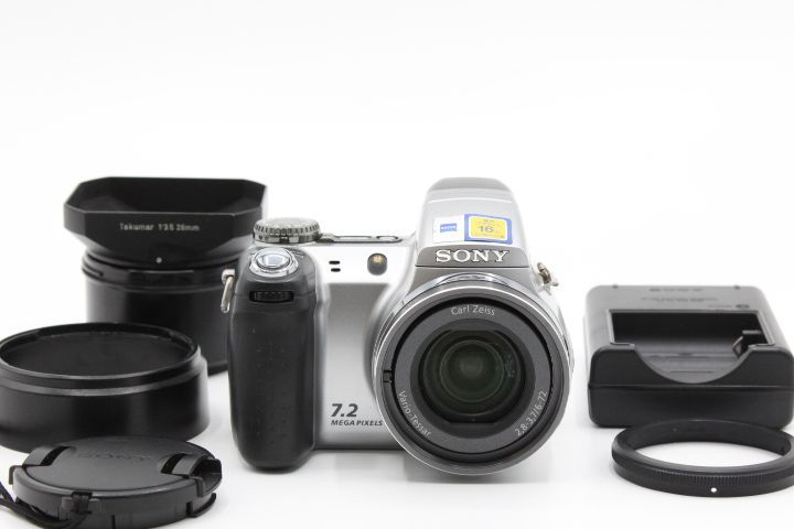 <<フード付き!!>>【良品】SONY ソニー デジタルカメラ Cyber-Shot(サイバーショット) H5 シルバー#LE2027737