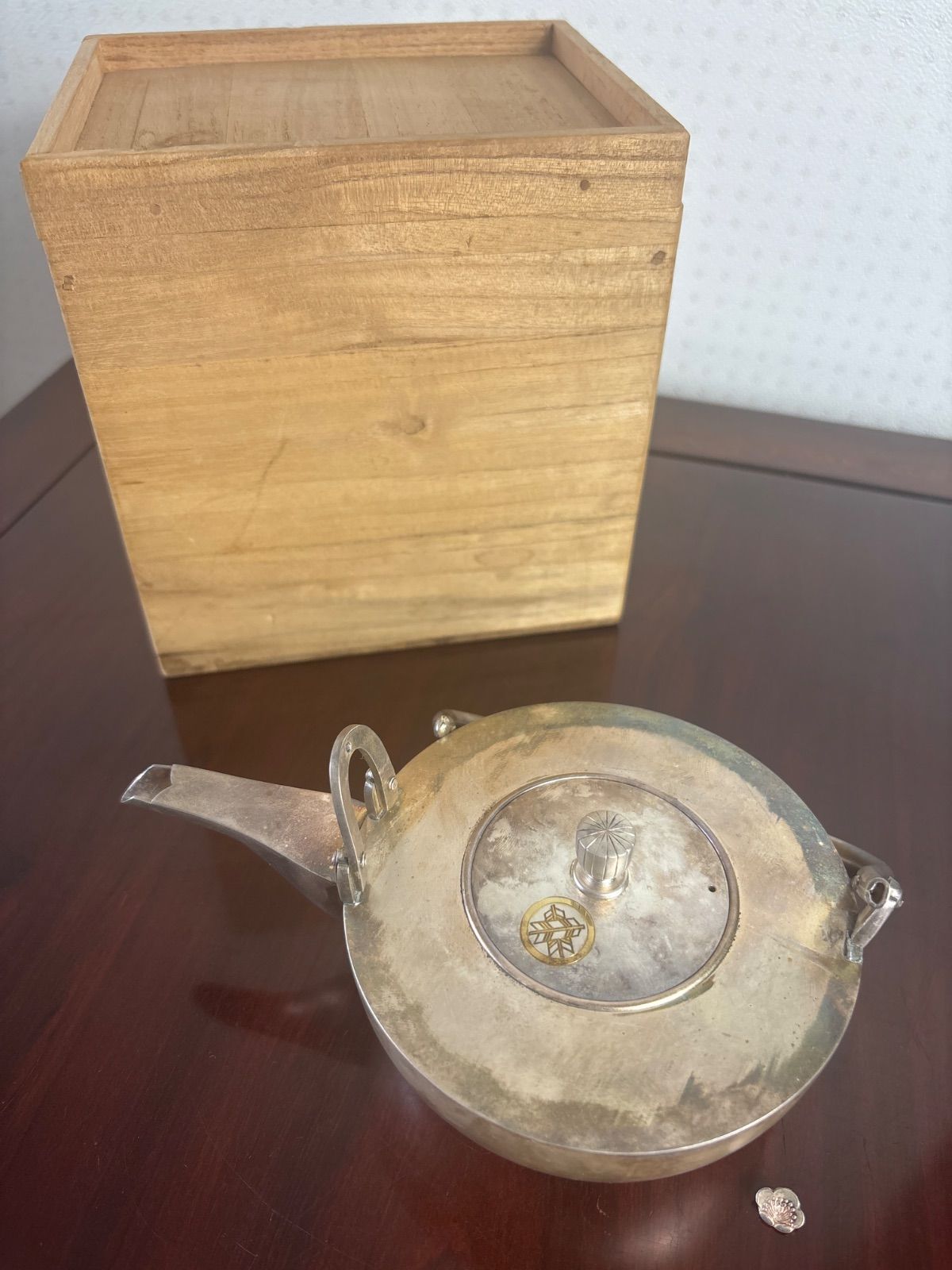 【純銀】お屠蘇　急須　骨董品　共箱