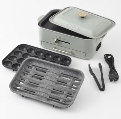 BRUNO コンパクトグリルホットプレート BOE109-GR グリーン 新品未使用 管理番号:2Z450