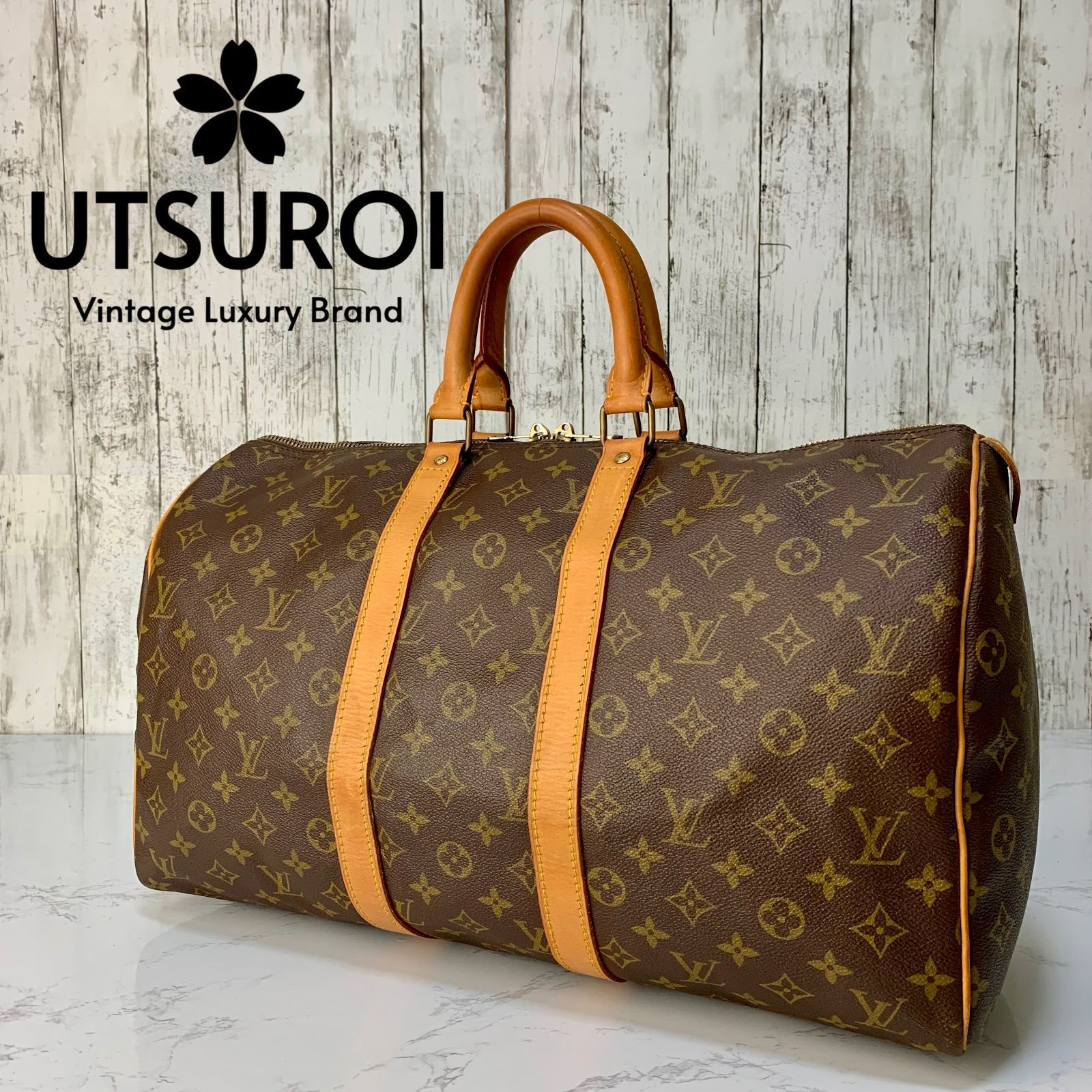 LOUIS VUITTON キーポル 45 モノグラム ボストンバッグ M41428 【状態ランク：S】