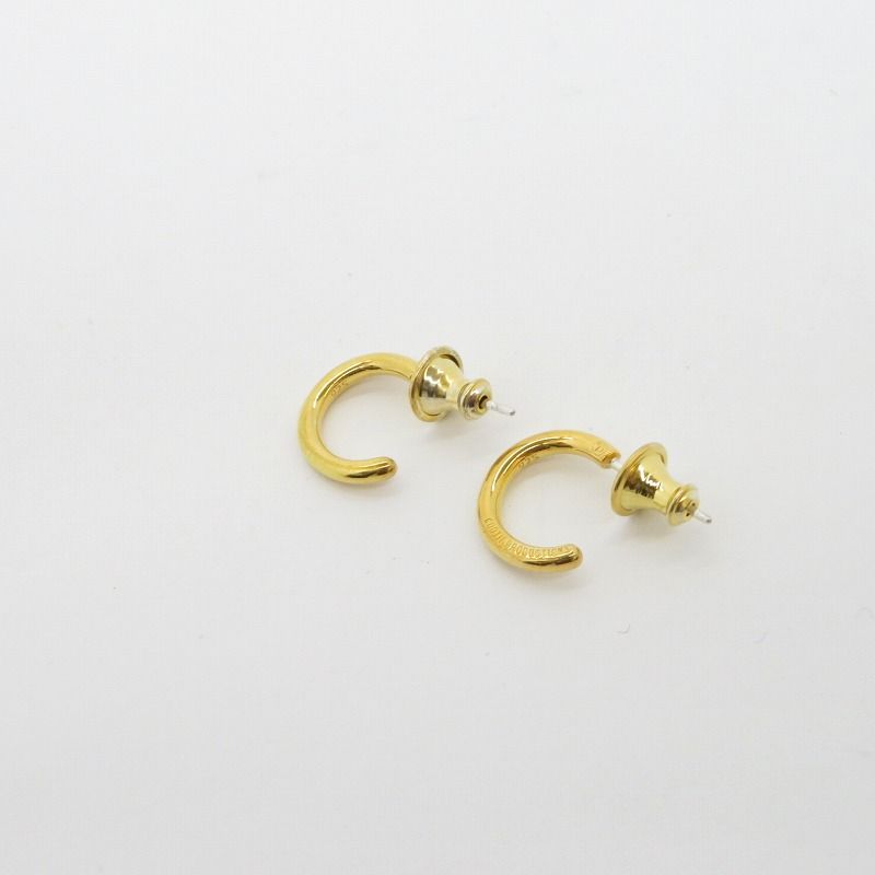 【瀬戸大橋店】 中古 COOTIE | クーティー ピアス One Stroke Earring CTE-25A537 ゴールド 【134】