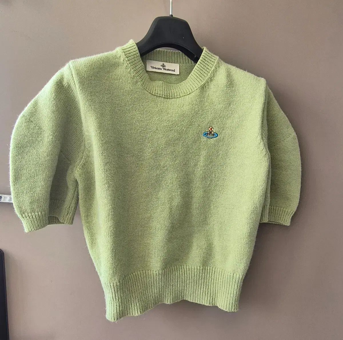 ライトグリーン クロップド ニット55 66 4,278円