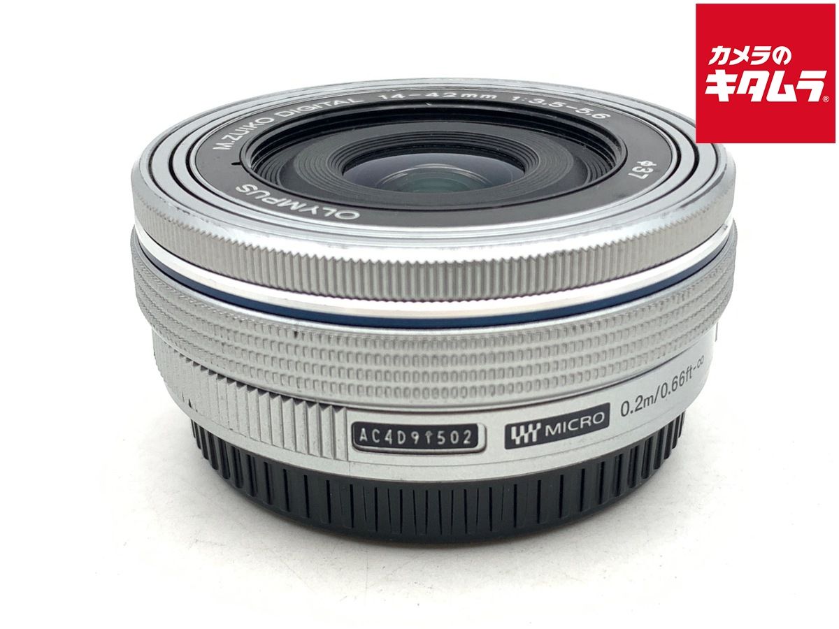 【中古】 【良品】 オリンパス M.ZUIKO DIGITAL ED 14-42mm F3.5-5.6 EZ シルバー
