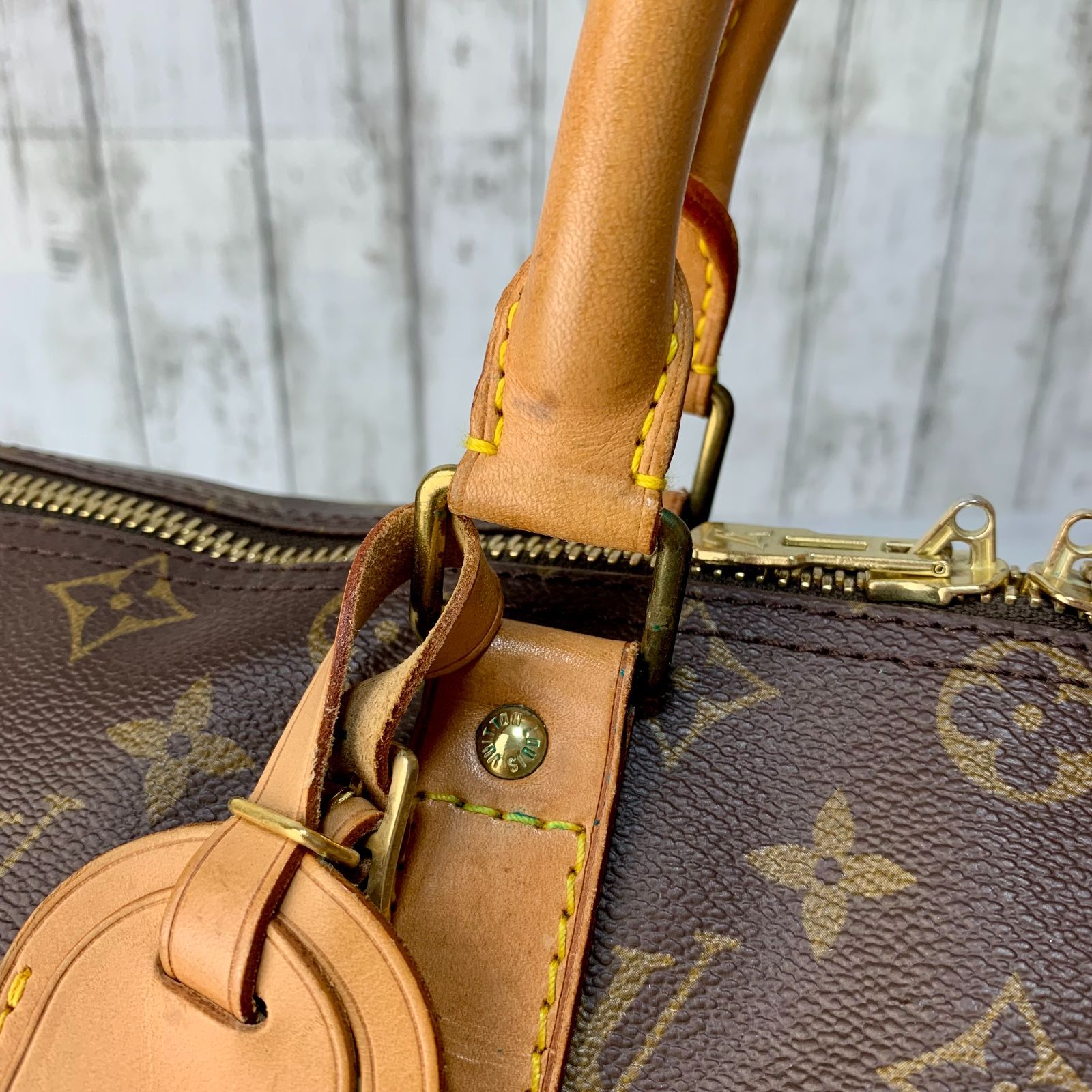 LOUIS VUITTON キーポル 45 モノグラム ボストンバッグ M41428 【状態