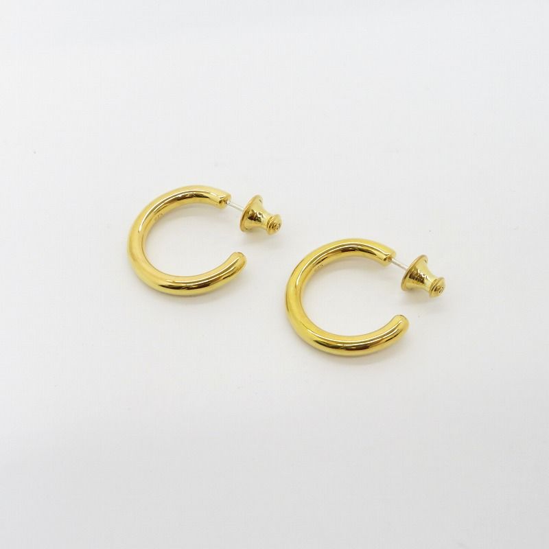 【瀬戸大橋店】 中古 COOTIE | クーティー ピアス One Stroke Earring CTE-25A537 ゴールド 【134】