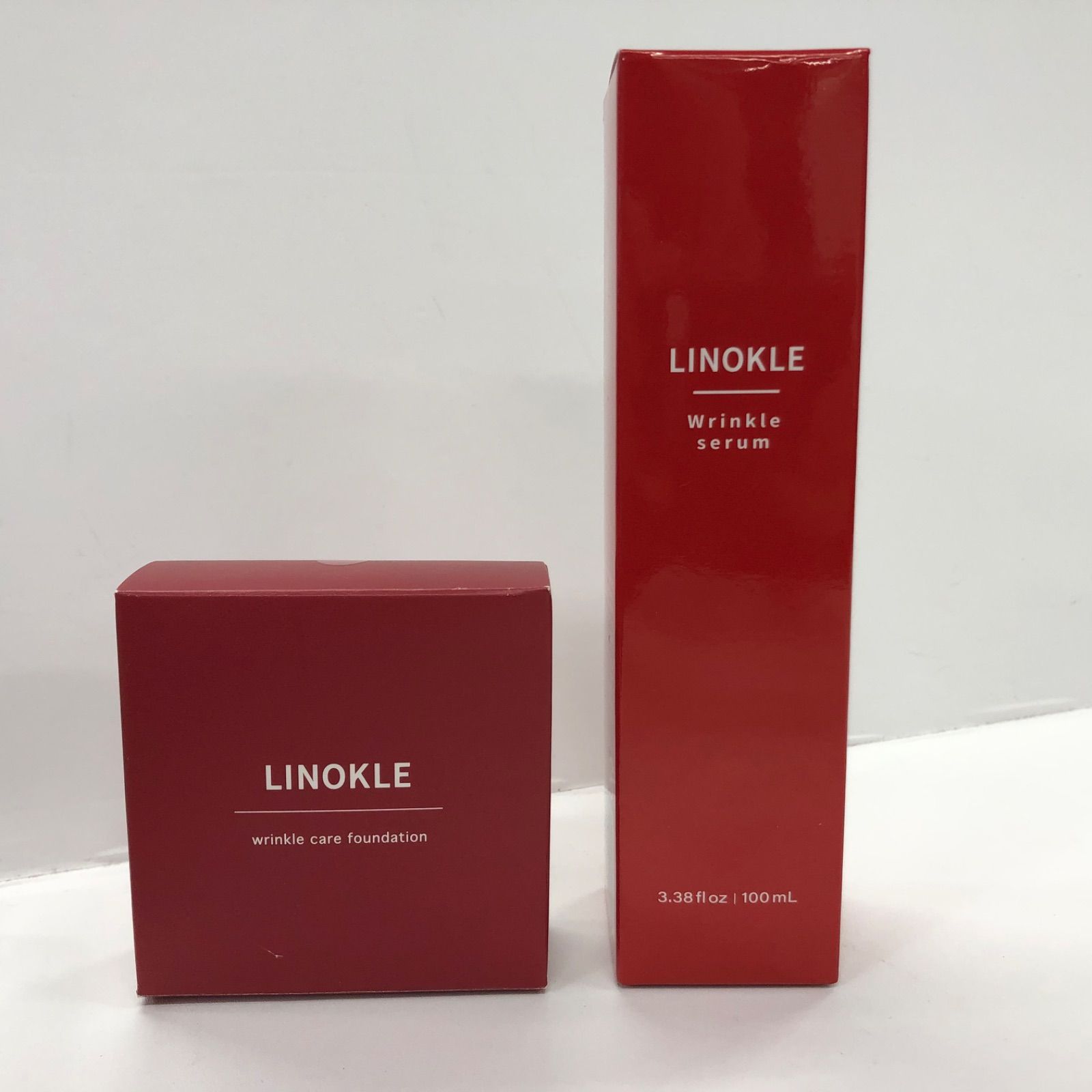F3215 LINOKLE リノクル リンクルセラム 100ml・リッチカバー 12g 計2点セット