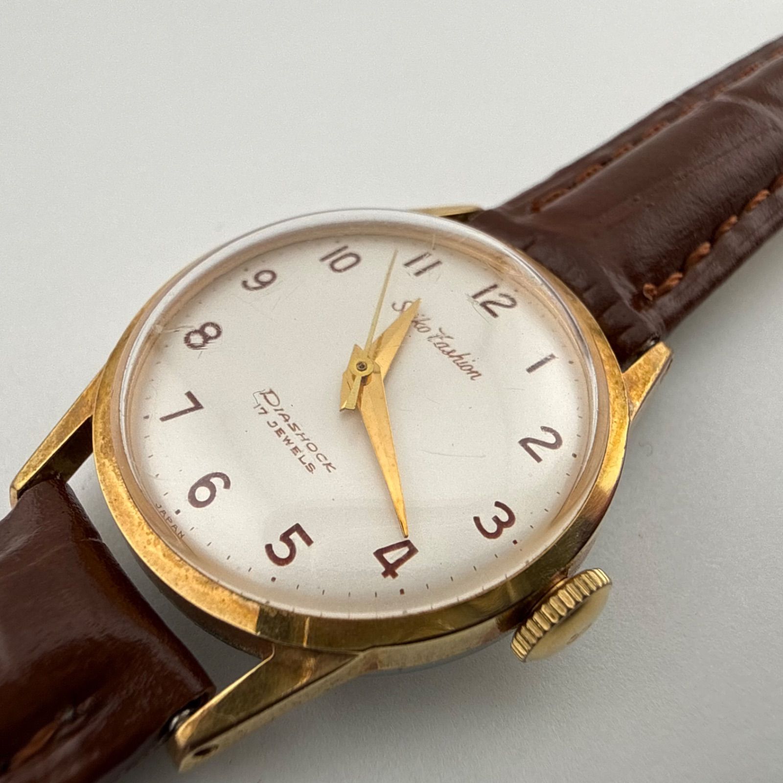 Seiko Fashion DIASHOCK 17JEWELS ヴィンテージ 手巻き 2721676 レディース 腕時計 ジャンク 稼働 【K438】 Seiko Fashion DIASHOCK 17JEWELS ヴィンテージ 手巻き 2721676 レディース 腕時計 ジャンク 稼働 【K438】