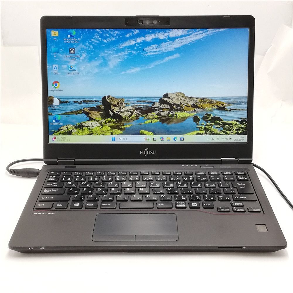 高性能 Wi-Fi有 ノートパソコン 中古良品 富士通 U7311/FX Core i5 1135G7 8GB 256G 高速SSD 無線LAN Bluetooth カメラ Windows11 Office済