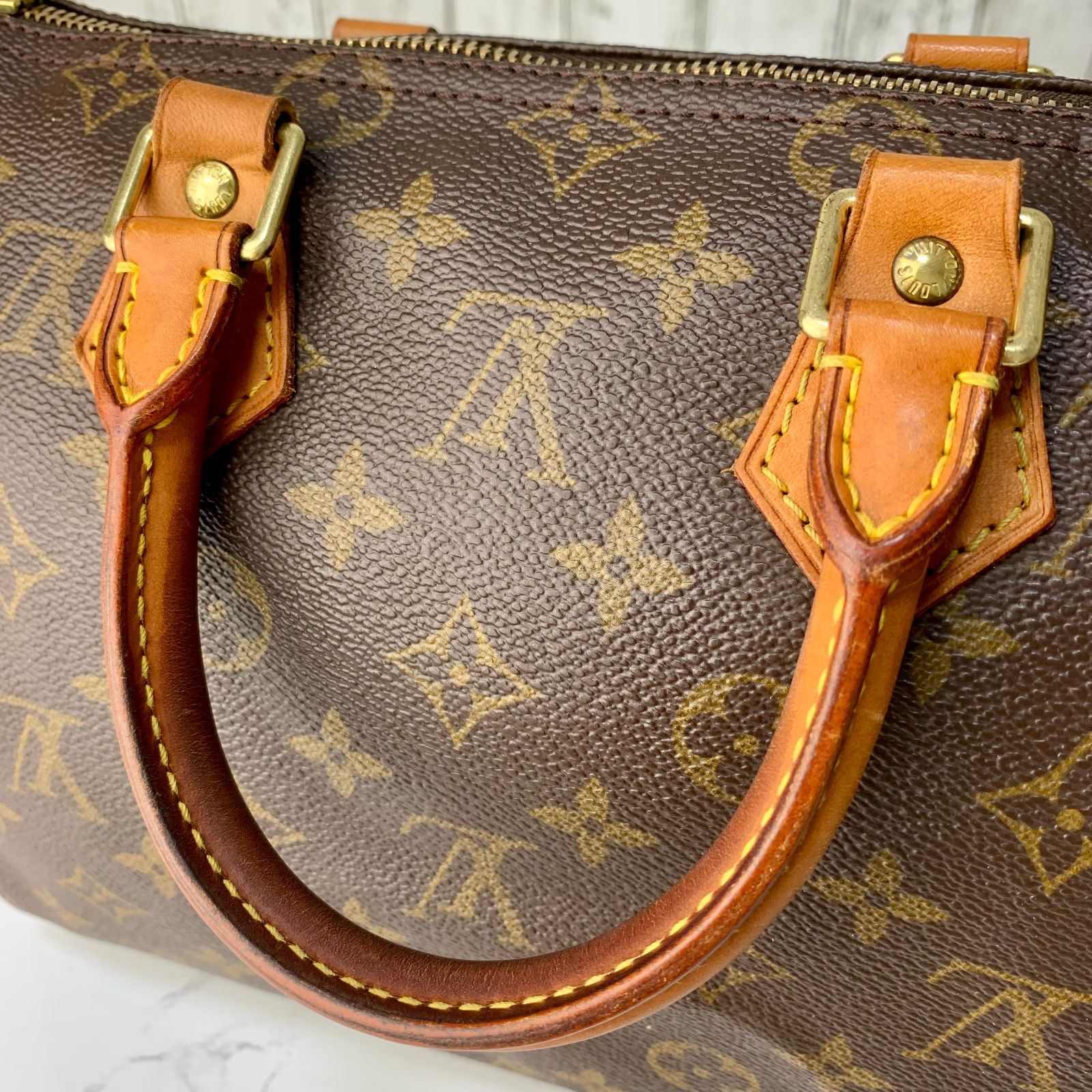 LOUIS VUITTON スピーディ 25 モノグラム ハンドバッグ ミニボストン M41528 【状態ランク:S】 LOUIS VUITTON スピーディ 25 モノグラム ハンドバッグ ミニボストン M41528 【状態ランク:S】