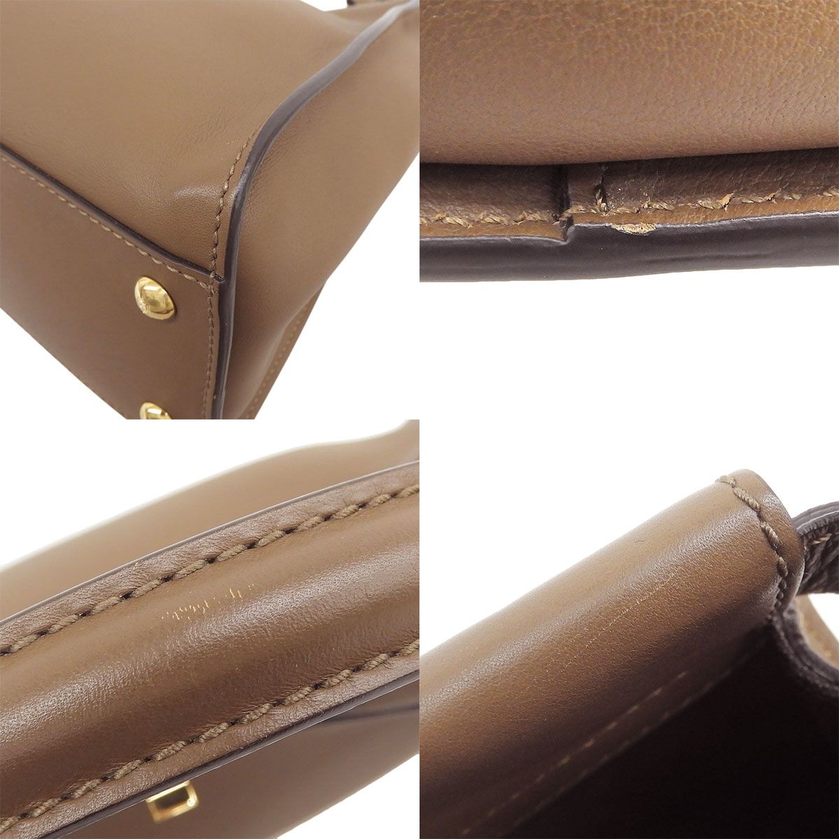 FENDI(フェンディ) セレリア ピーカブー レギュラー ハンドバッグ 2WAY ショルダー 肩掛け 斜め掛け レザー ブラウン茶 ゴールド金具 8BN226 レディース 40802190914【中古】【アラモード】 FENDI(フェンディ) セレリア ピーカブー レギュラー ハンドバッグ 2WAY ショルダー 肩掛け 斜め掛け レザー ブラウン茶 ゴールド金具 8BN226 レディース 40802190914【中古】【アラモード】