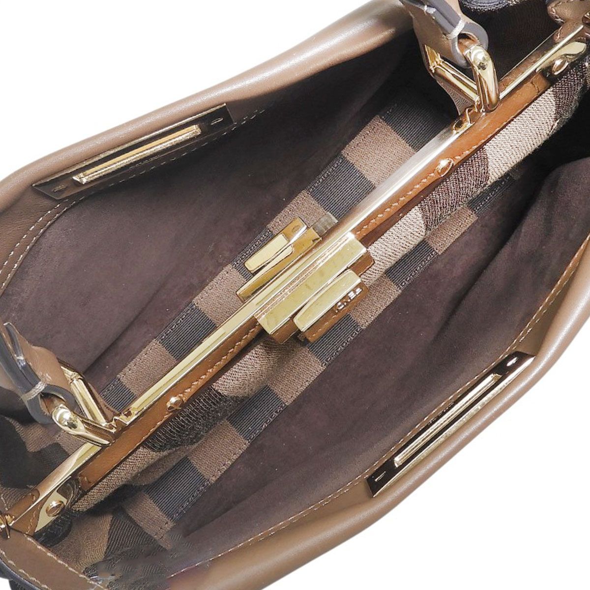 FENDI(フェンディ) セレリア ピーカブー レギュラー ハンドバッグ 2WAY ショルダー 肩掛け 斜め掛け レザー ブラウン茶 ゴールド金具 8BN226 レディース 40802190914【中古】【アラモード】 FENDI(フェンディ) セレリア ピーカブー レギュラー ハンドバッグ 2WAY ショルダー 肩掛け 斜め掛け レザー ブラウン茶 ゴールド金具 8BN226 レディース 40802190914【中古】【アラモード】