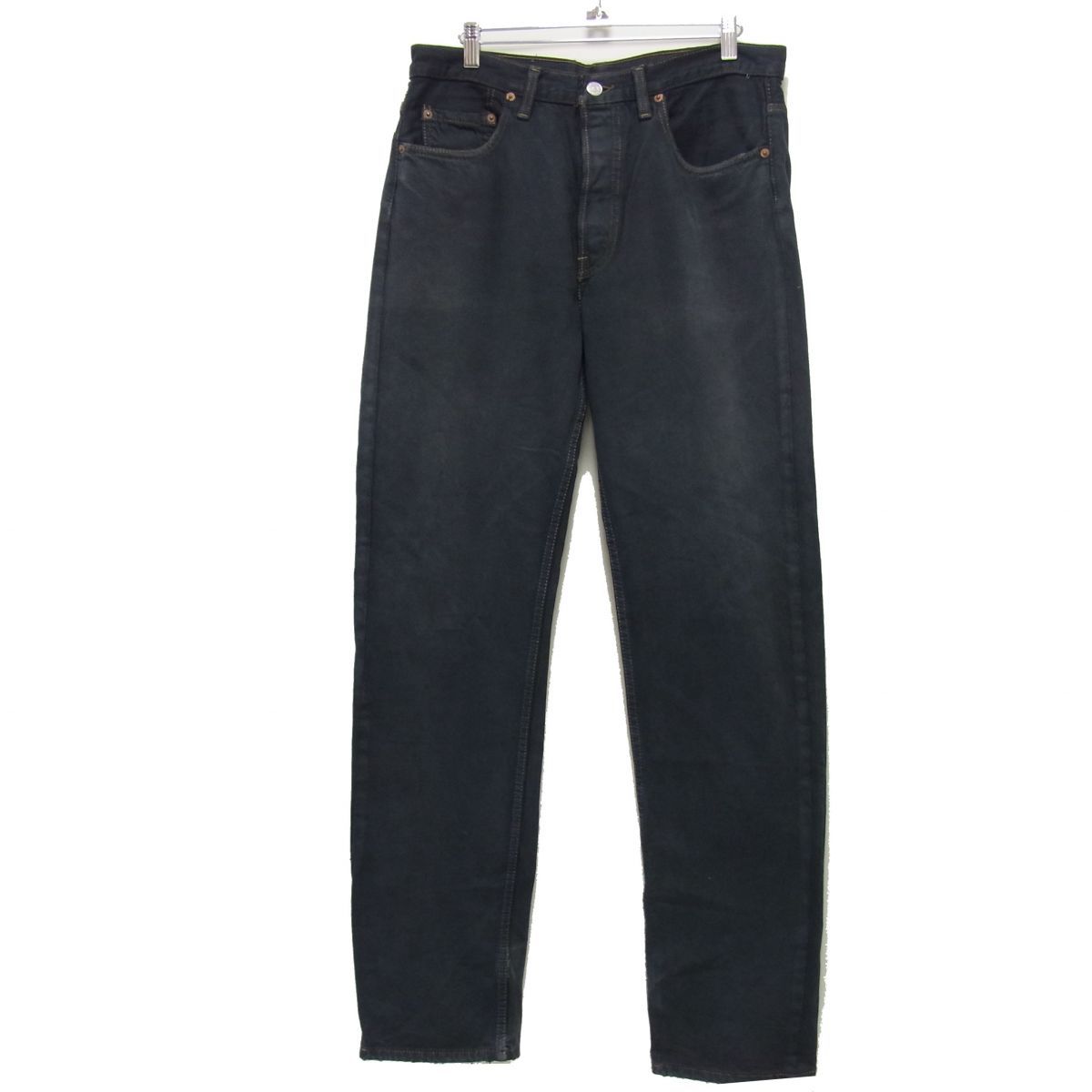希少 90s☆LEVI'S リーバイス カナダ製 501 デニムパンツ ジーンズ ボタンフライ 刻印216 後染め加工 メンズ