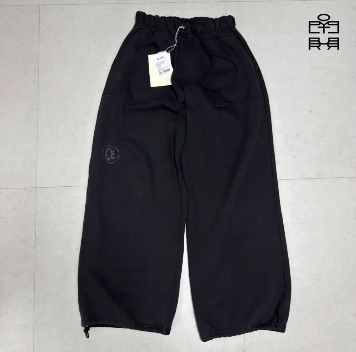 ポリテル ファティーグ スウェットパンツ ブラックインク + ブラウン_2 1サイズ