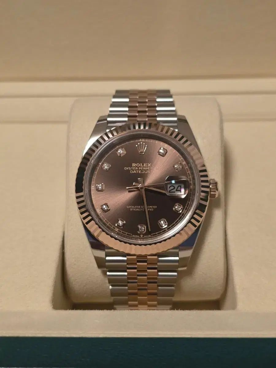 新品 ROLEX デイトジャスト 41 チョコ テンポ コンビ ジュビリー 出品