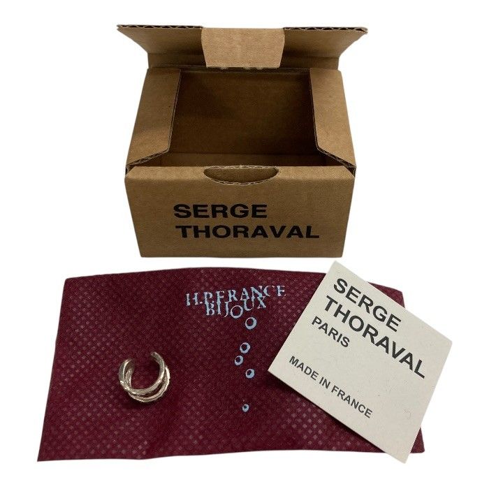 美品/SERGE THORAVAL/セルジュトラヴァル/イヤーカフ/シルバーカラー/外箱付き/FB4371 美品/SERGE THORAVAL/セルジュトラヴァル/イヤーカフ/シルバーカラー/外箱付き/FB4371