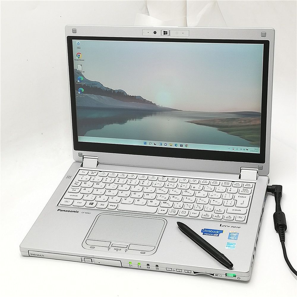 激安 Wi-Fi有 タッチ可 パナソニック ノートパソコン 中古良品 MX3J13CS Core i5 128GB SSD DVDマルチ 無線LAN カメラ Windows11 Office済