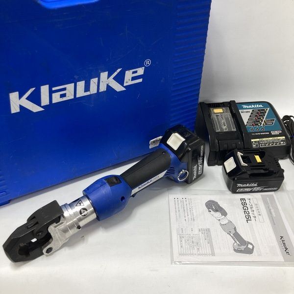 Klauke クラウケ 充電式油圧鋼線カッター ESG25L ケーブルカッター 18V ★99