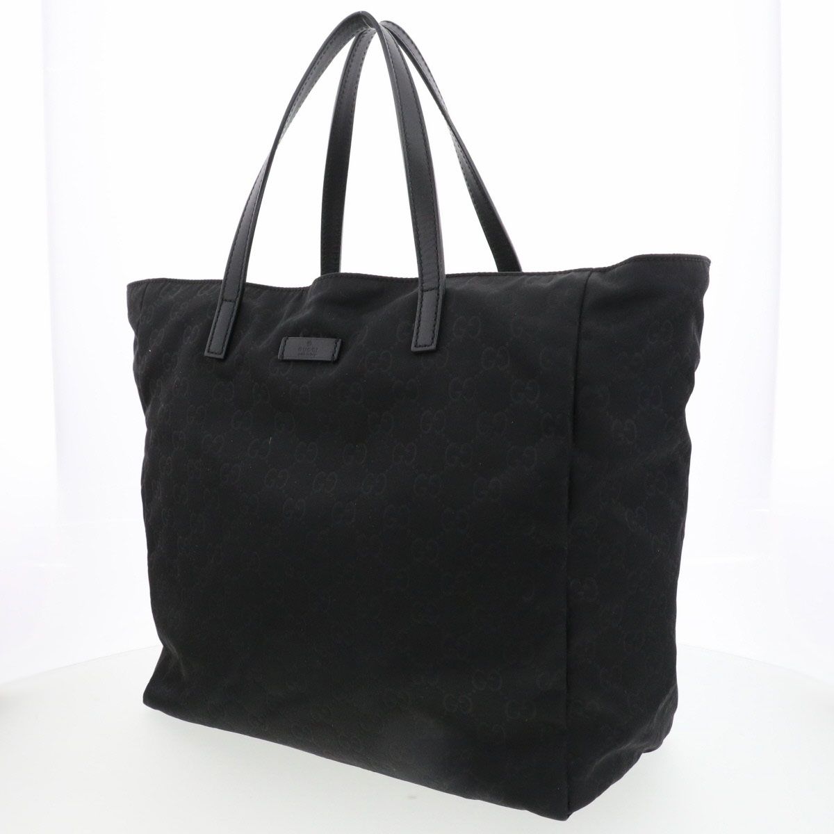 GUCCI グッチ ナイロンGG トートバッグ トートバッグ 282439 レディース ブラック 中古