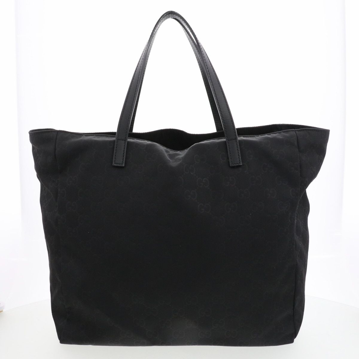 GUCCI グッチ ナイロンGG トートバッグ トートバッグ 282439 レディース ブラック 中古