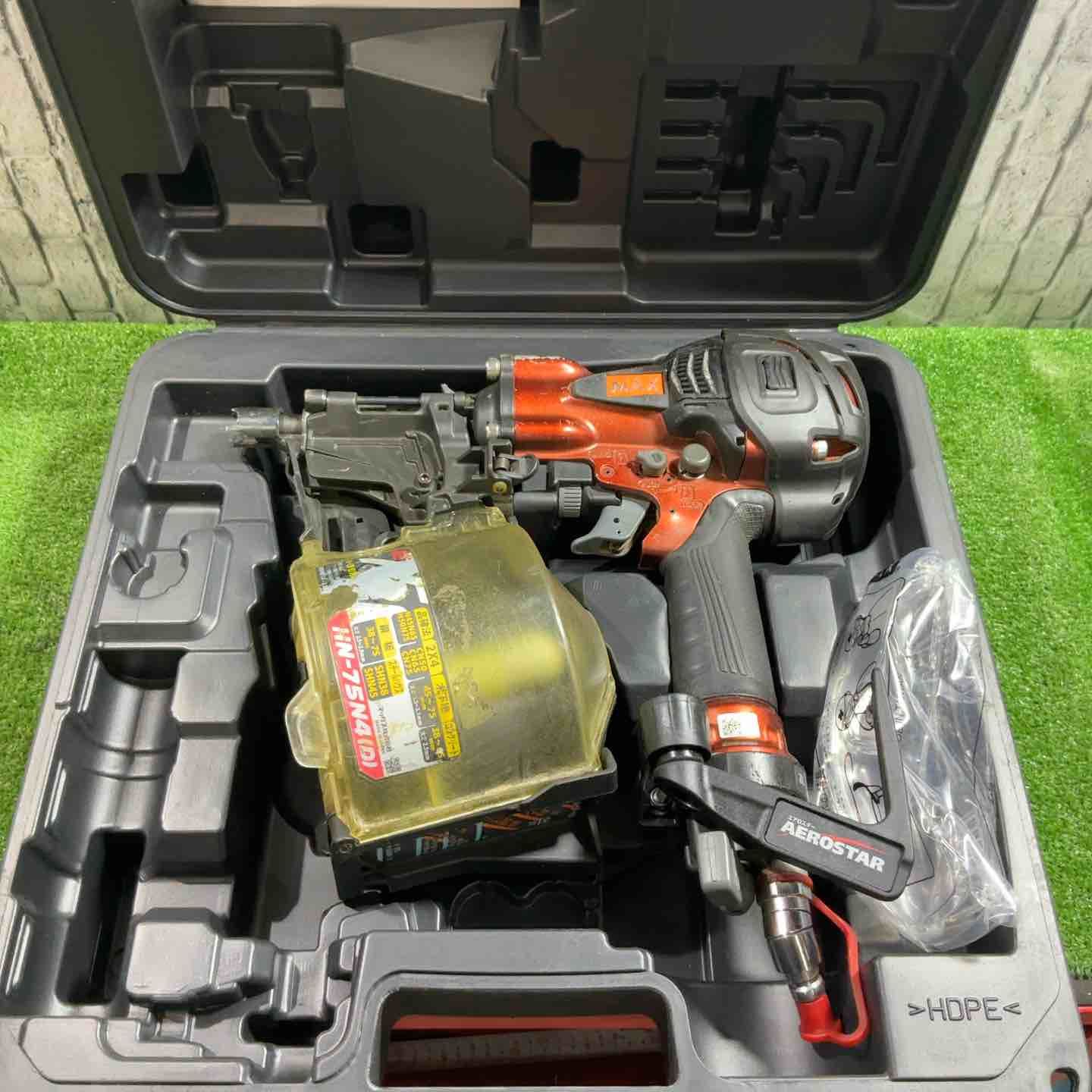 【中古品】★マックス(MAX) 高圧エア釘打ち機 HN-75N4(D)-R【八潮店】