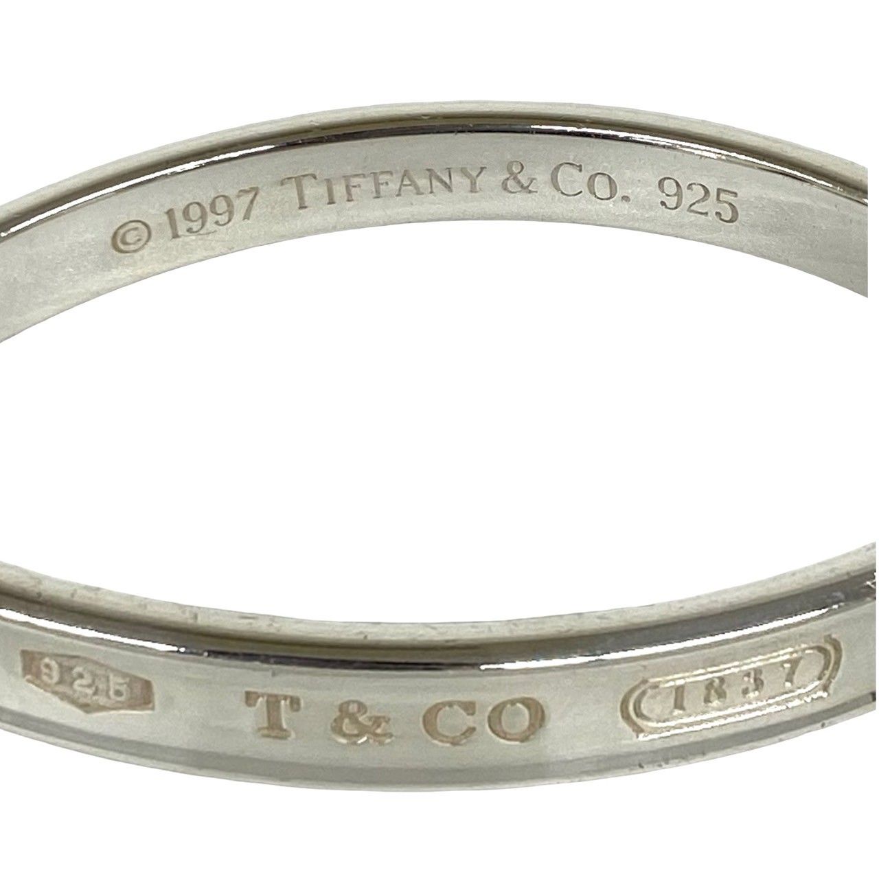 ティファニー　バングル　シルバー 極 美品 TIFFANY&Co. ティファニー ナロー バングル シルバー925