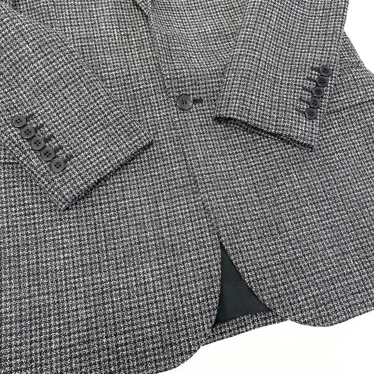 e8 【極美品】SAINT LAURENT ツイードジャケット テーラードジャケット イタリア製 36サイズ グレー系 ウール100% メンズ 男性用k02i e8 【極美品】SAINT LAURENT ツイードジャケット テーラードジャケット イタリア製 36サイズ グレー系 ウール100% メンズ 男性用k02i