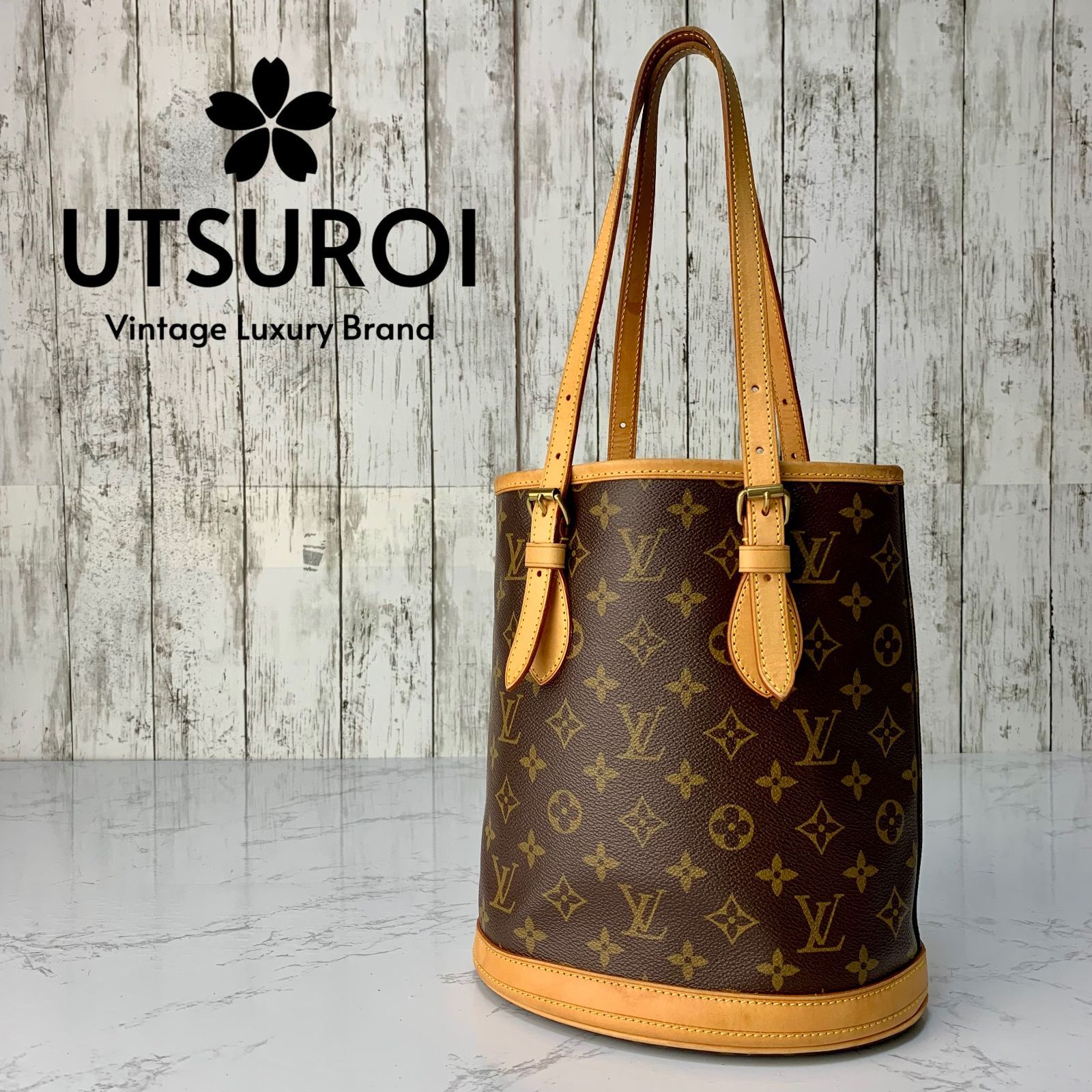 LOUIS VUITTON バケット PM モノグラム トート ショルダーバッグ M42238 【状態ランク：SS】