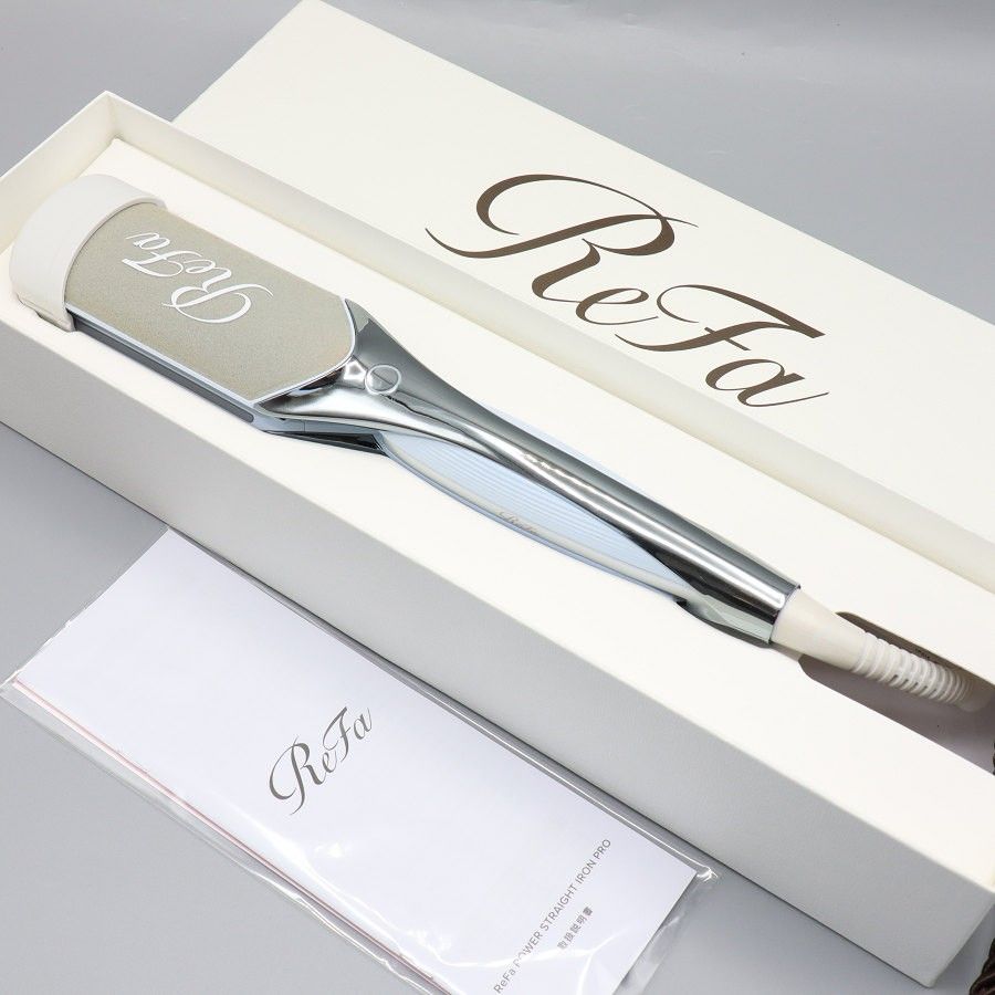 MTG ReFa POWER STRAIGHT IRON PRO RE-BS-02A ホワイト リファ パワー ストレートアイロン 本体
