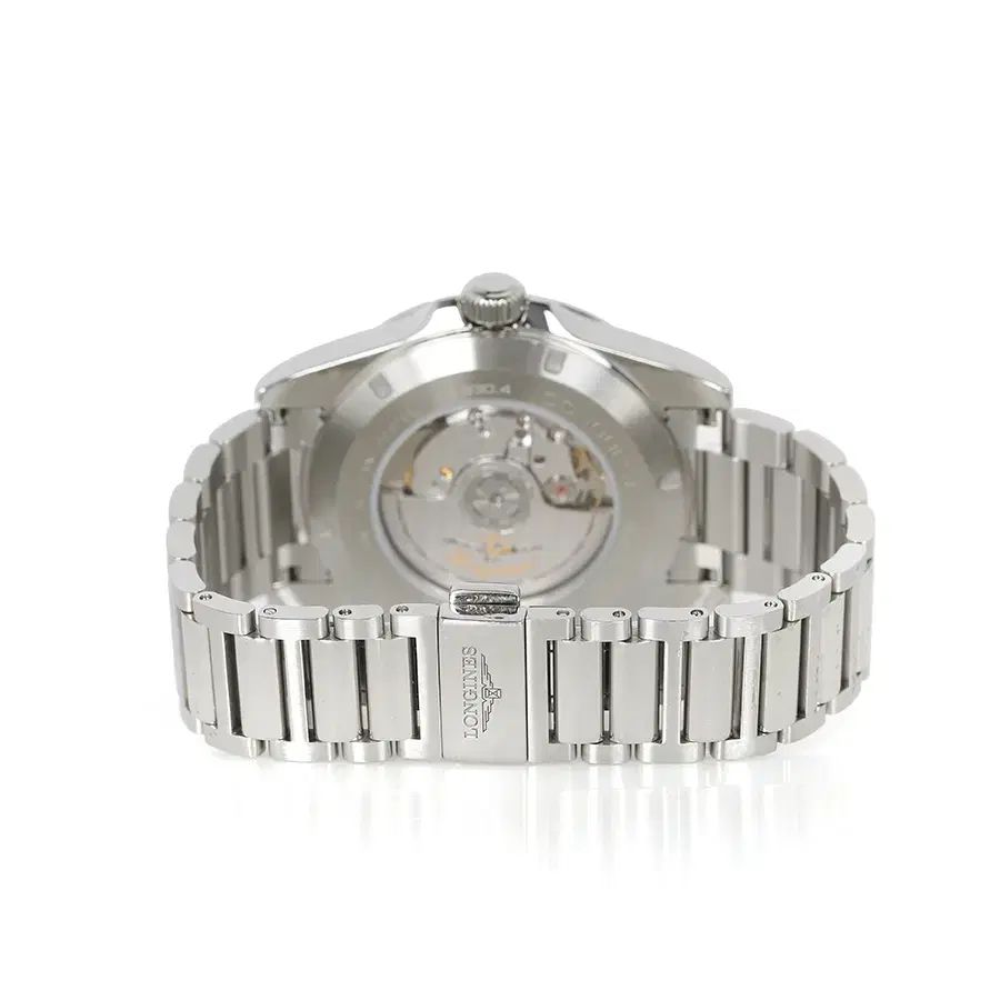 LONGINES コンクエスト オートマチック ウォッチ サンレイ シルバー スチール 時計 L38304726