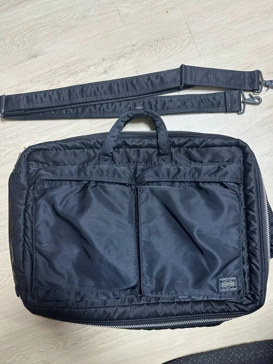 PORTER 吉田ポーター タンカー 3way ブリーフケース ショルダーバッグ ブラック