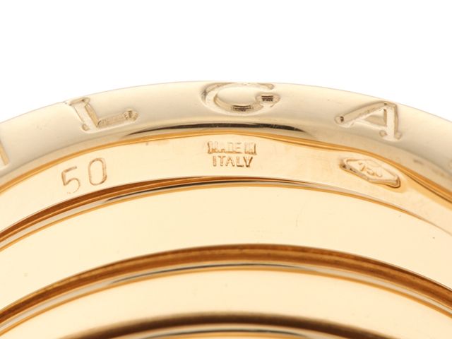 BVLGARI ブルガリ ジュエリー B-zero1R/YG/8.3g/#50 貴金属･宝石 S リング・指輪 K18イエローゴールド K18YG イエローゴールド ユニセックス【中古】