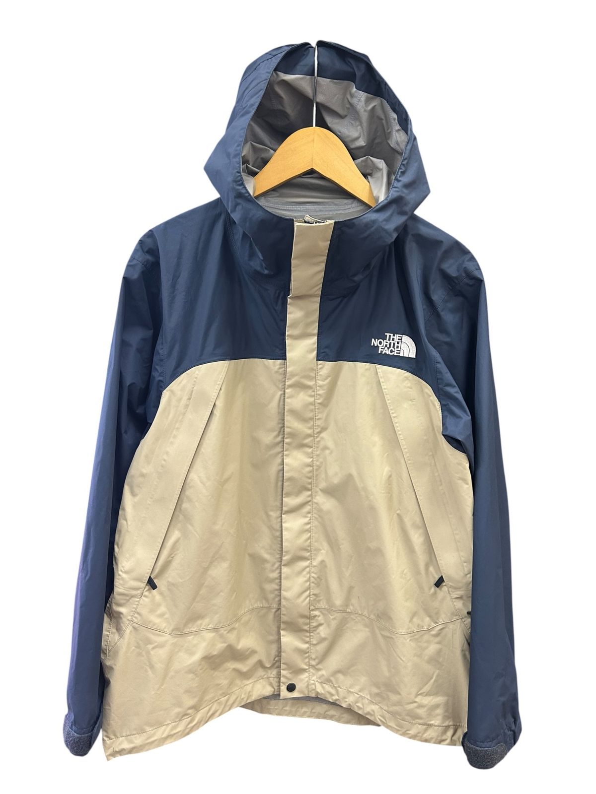 THE NORTH FACE (ザノースフェイス) マウンテンパーカー ドットショット ジャケット NP61830 S ベージュ×ネイビー メンズ/027