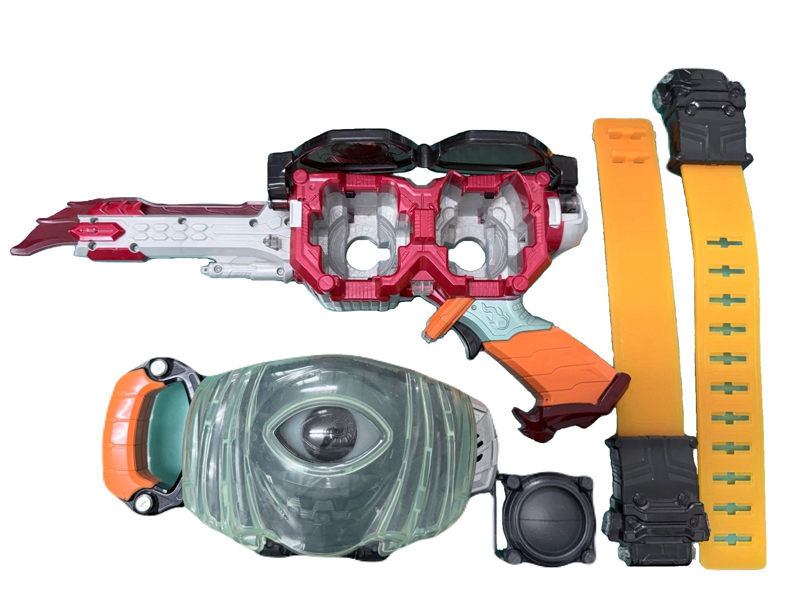 【現状品】仮面ライダーゴースト 変身ベルト DXゴーストドライバー&ガンガンセイバー ゴーストアイコン大量セット まとめ売り