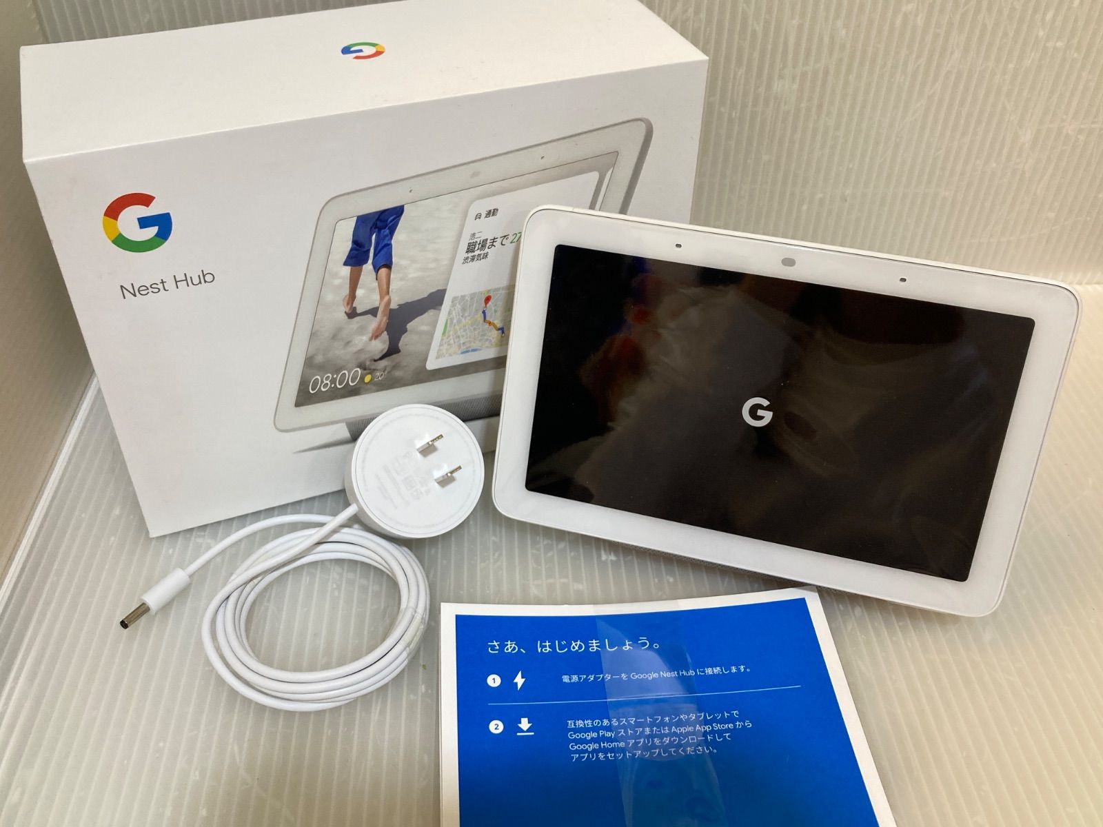 Google Nest Hub チョーク GA00516JP スマートスピーカー