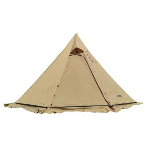 ワンポールテント 2-3人用 超軽量 スノースカート付き 1.6? 設営簡単 防災用 アウトドア用品 キャンプ 海 花見 運動会 登山用 煙突穴のガード付きt