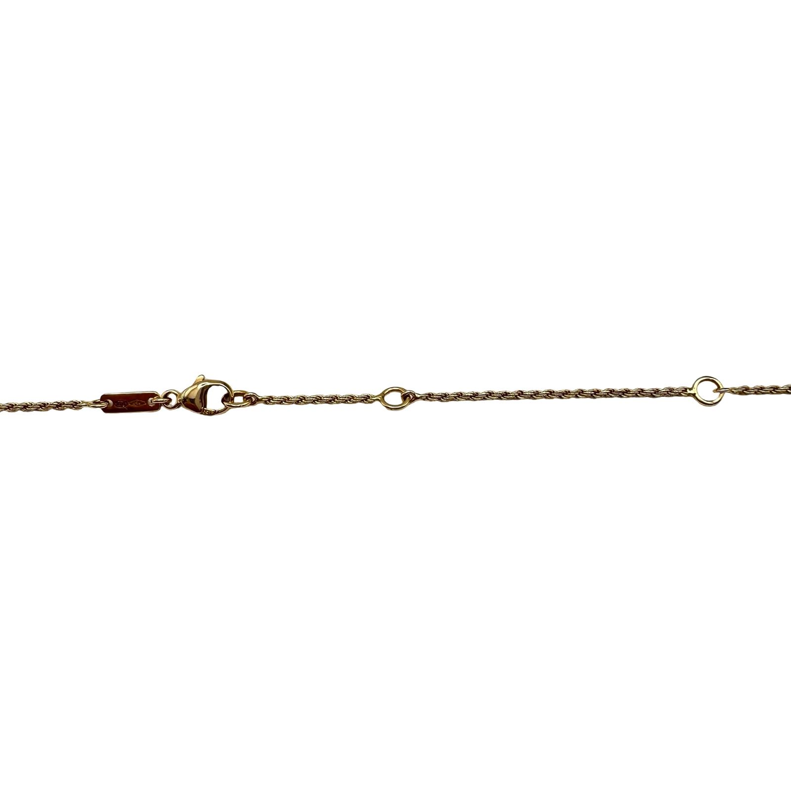 ブシュロン BOUCHERON セルパンボエム エクストラスモールネックレス ピンクゴールド 750 ロードライトガーネット ジュエリー