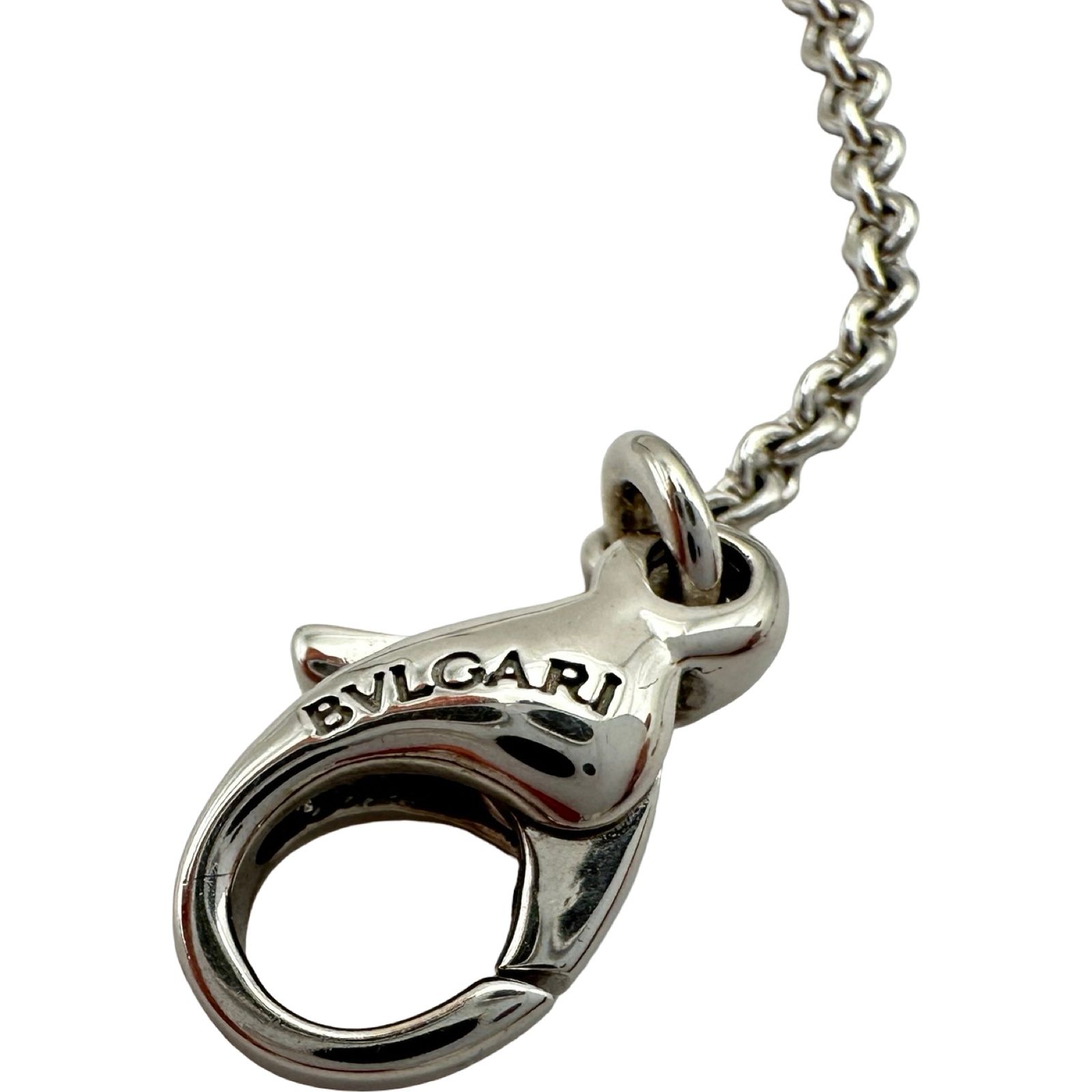 ブルガリ BVLGARI ルチアネックレス ホワイトゴールド 750 オニキス ジュエリー