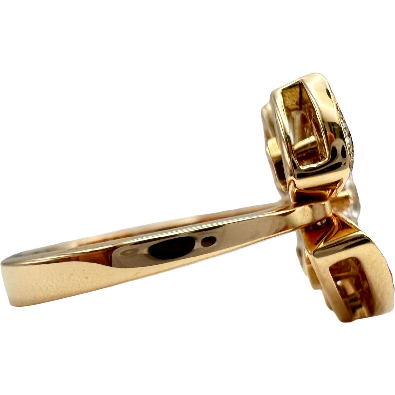 ブルガリ BVLGARI フィオレヴァーリング ピンクゴールド Au750 ジュエリー