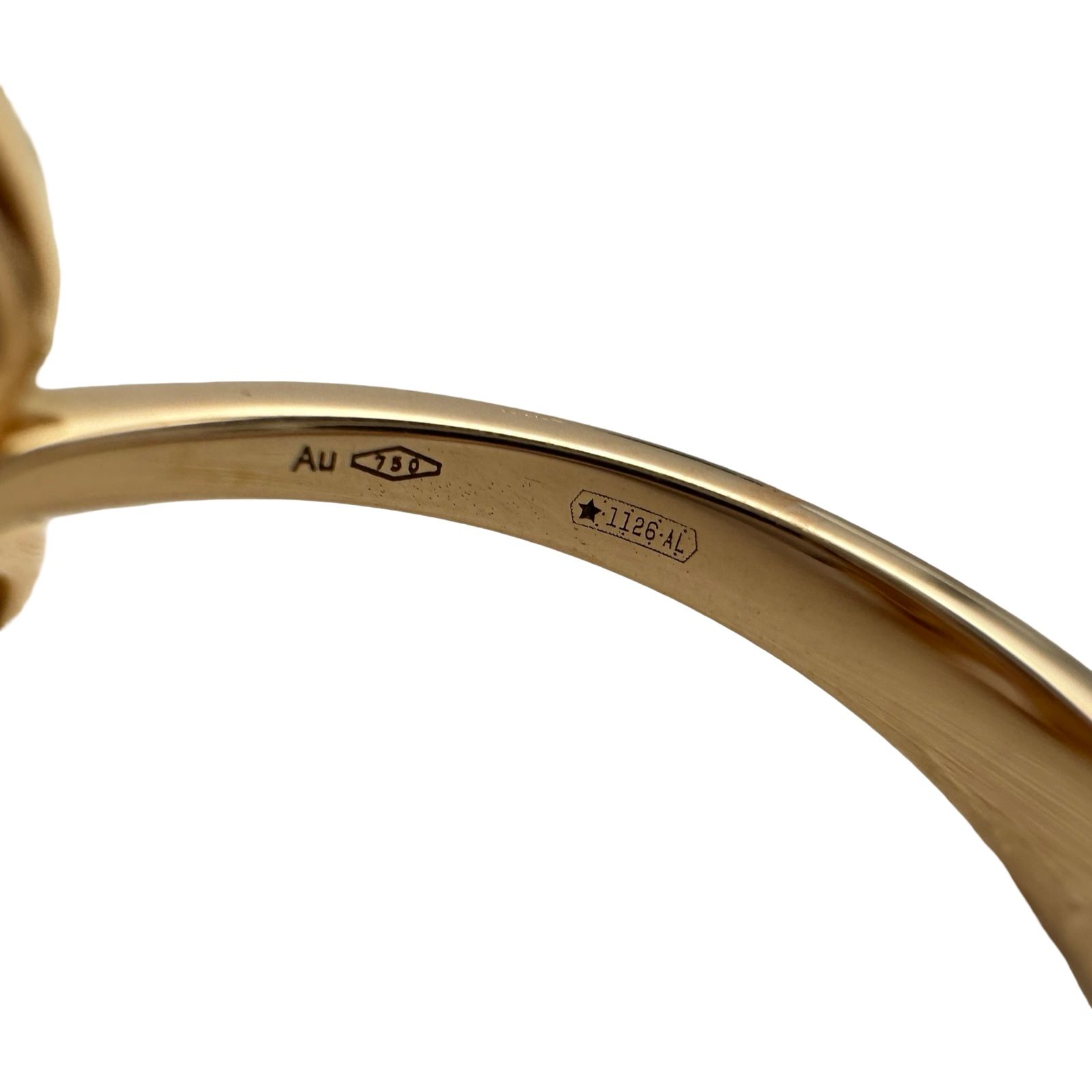 ブルガリ BVLGARI フィオレヴァーリング ピンクゴールド Au750 ジュエリー