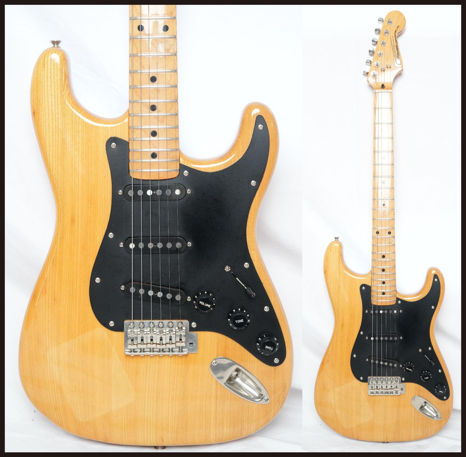 ★FERNANDES FST-70N STRATOCASTER 石ロゴ 80年代初期モデル 日本製 ヴィンテージ 状態良好★