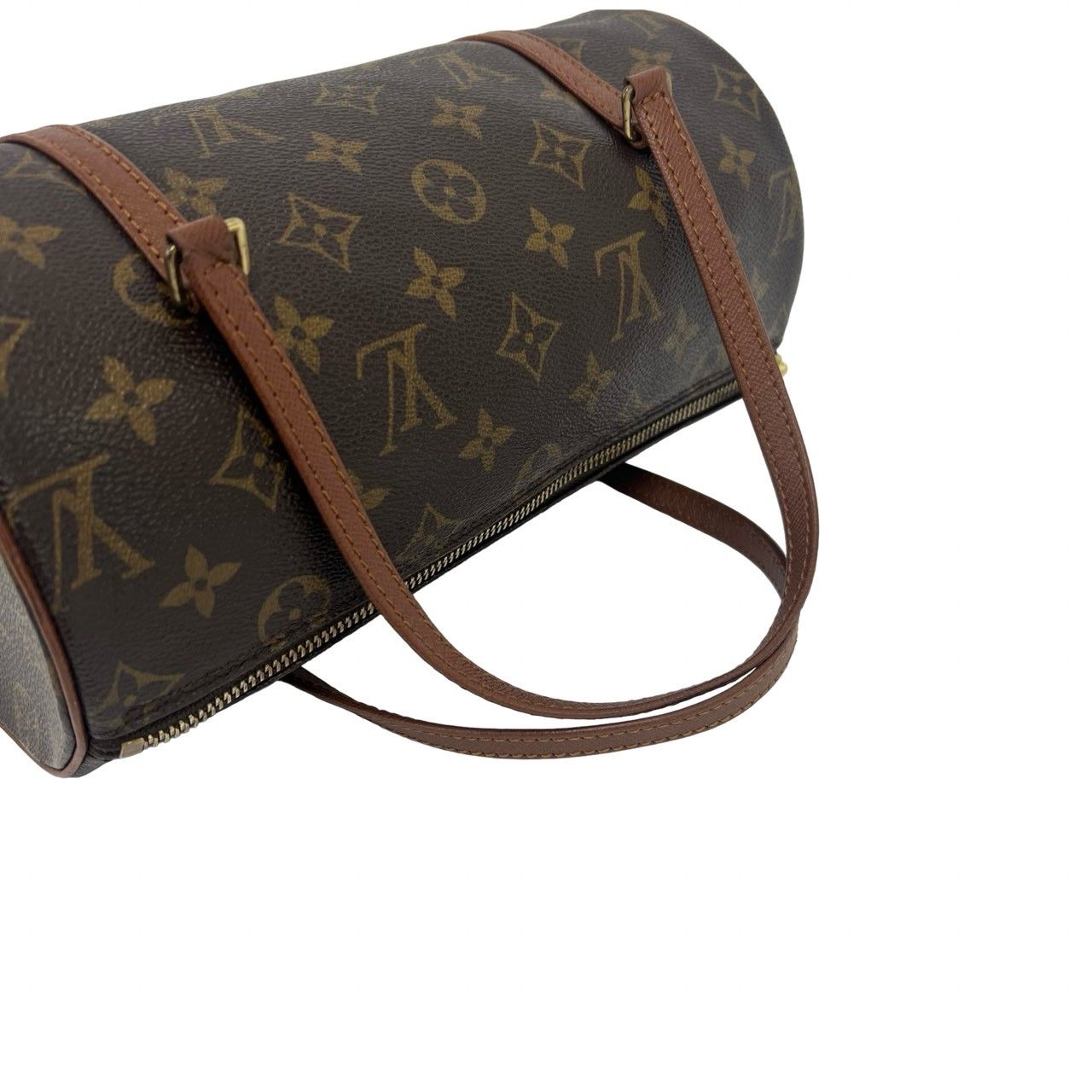 極 美品 LOUIS VUITTON ルイヴィトン パピヨン 金具 モノグラム レザー 