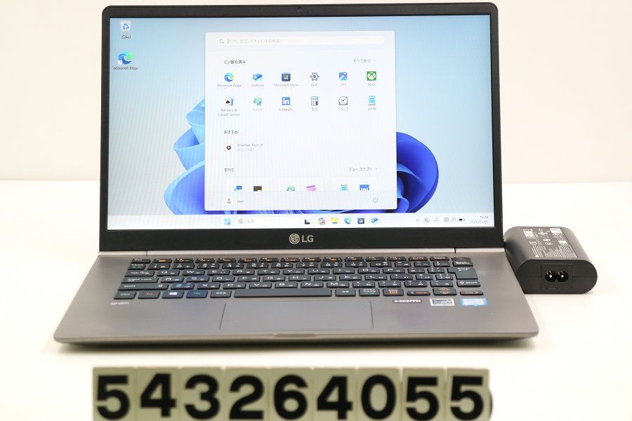 LG gram 14Z990-GA56J Core i5 8265U 1.6GHz/8GB/256GB(SSD)/14W/FHD(1920x1080)/Win11 【543264055】