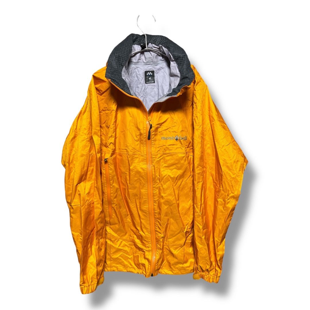 mont-bell モンベル 1128256 GOREｰTEX ストームクルーザー ジャケット ゴアテックスナイロン 収納袋付き アウター メンズ サイズS オレンジ 秋 ゴーゴー古着久喜倉庫店 43 No.K1921Y