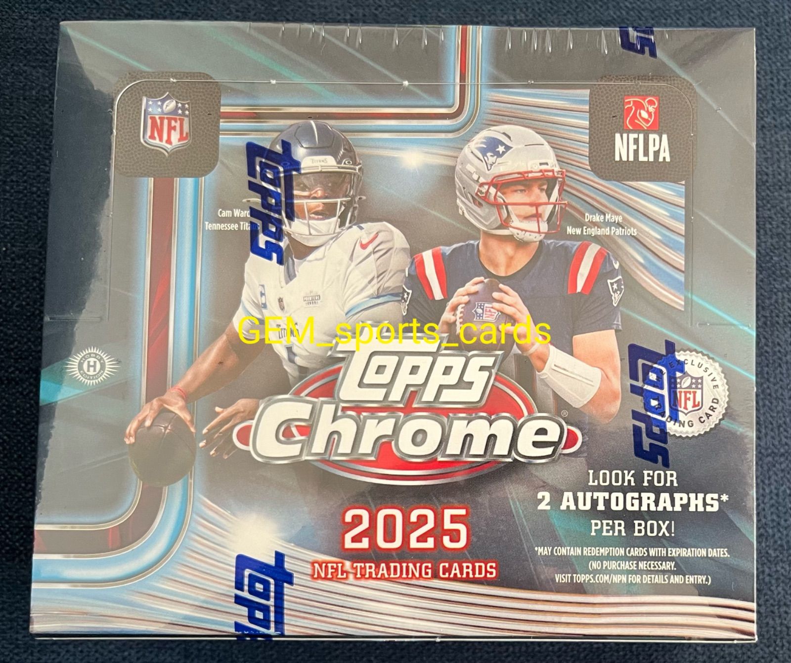 新品未開封 1Box】NFL 2025 TOPPS CHROME FOOTBALL JUMBO - メルカリ