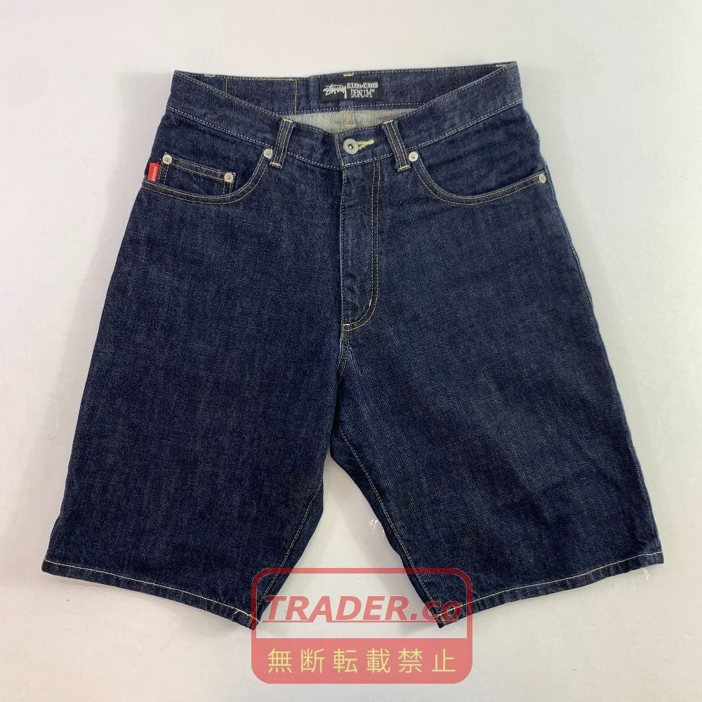 04w6747▽※【中古】ステューシー STUSSY ハーフパンツ メンズ デニムハーフパンツ インディゴ【八王子店】