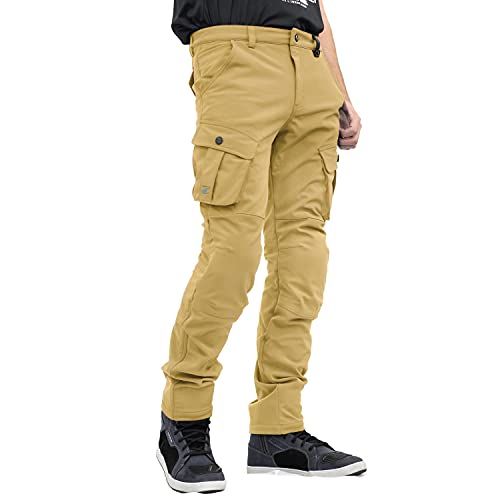 [KOMINE] バイク用 パンツ プロテクトウインドプルーフウォームカーゴパンツ PK-926 防風 秋冬向け 07-926 レディース Beige WL(沖縄・離島の方発送不可）) 55ef4100